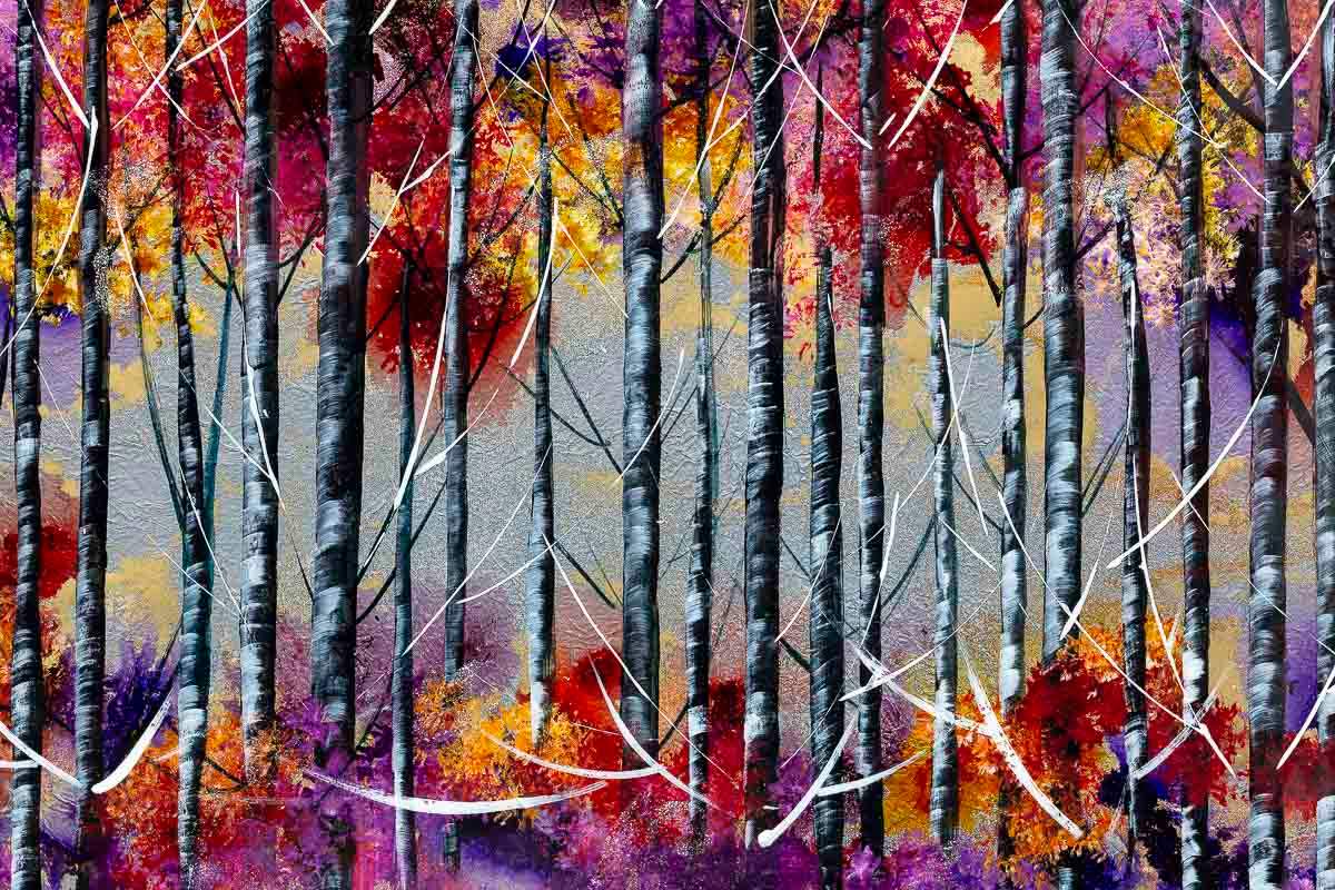 A Woodland Fantasy - Original - SOLD by artist Rozanne Bell - Wyecliffe Galleries