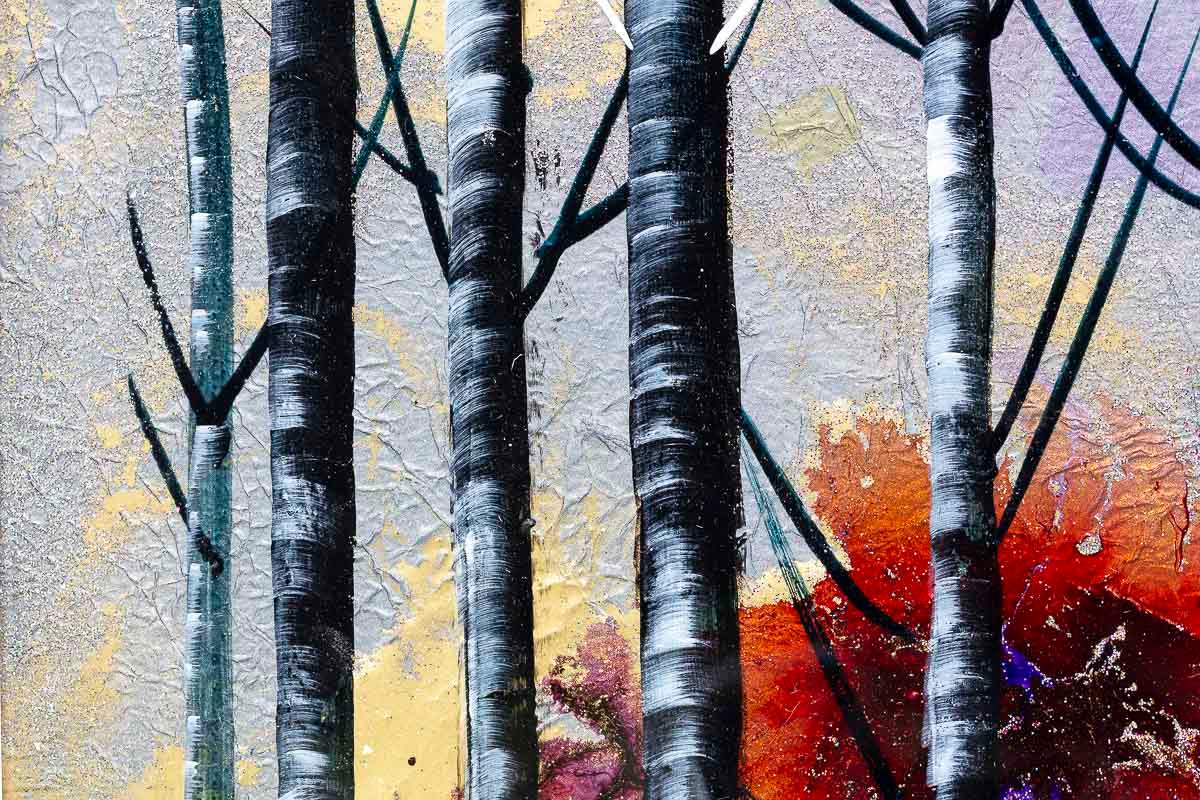 A Woodland Fantasy - Original - SOLD by artist Rozanne Bell - Wyecliffe Galleries