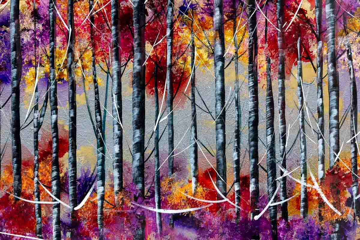 A Woodland Fantasy - Original - SOLD by artist Rozanne Bell - Wyecliffe Galleries