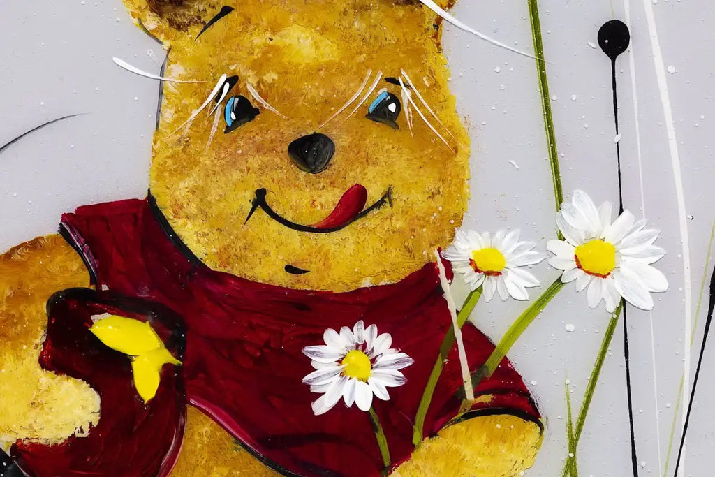 After All, One Can't complain. I have my Friends - Original - SOLD by artist Rozanne Bell - Wyecliffe Galleries