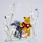 After All, One Can't complain. I have my Friends - Original - SOLD by artist Rozanne Bell - Wyecliffe Galleries