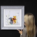 After All, One Can't complain. I have my Friends - Original - SOLD by artist Rozanne Bell - Wyecliffe Galleries