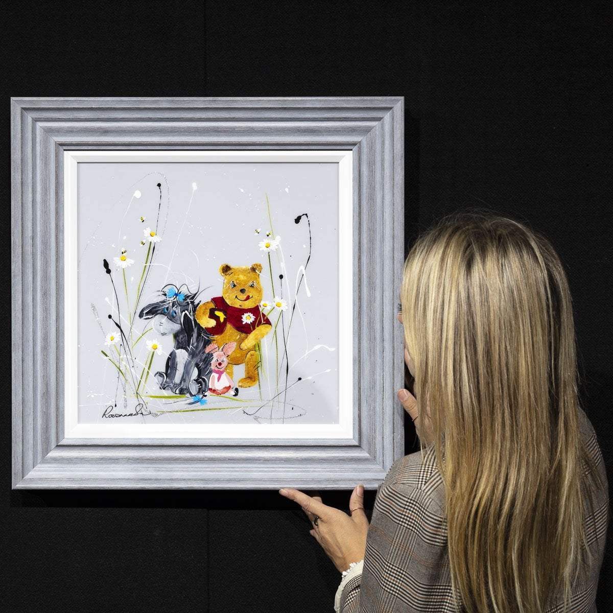 After All, One Can't complain. I have my Friends - Original - SOLD by artist Rozanne Bell - Wyecliffe Galleries