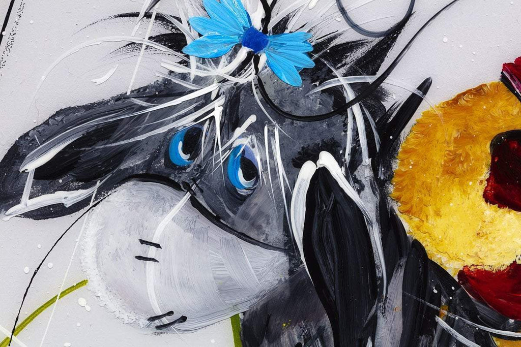 After All, One Can't complain. I have my Friends - Original - SOLD by artist Rozanne Bell - Wyecliffe Galleries