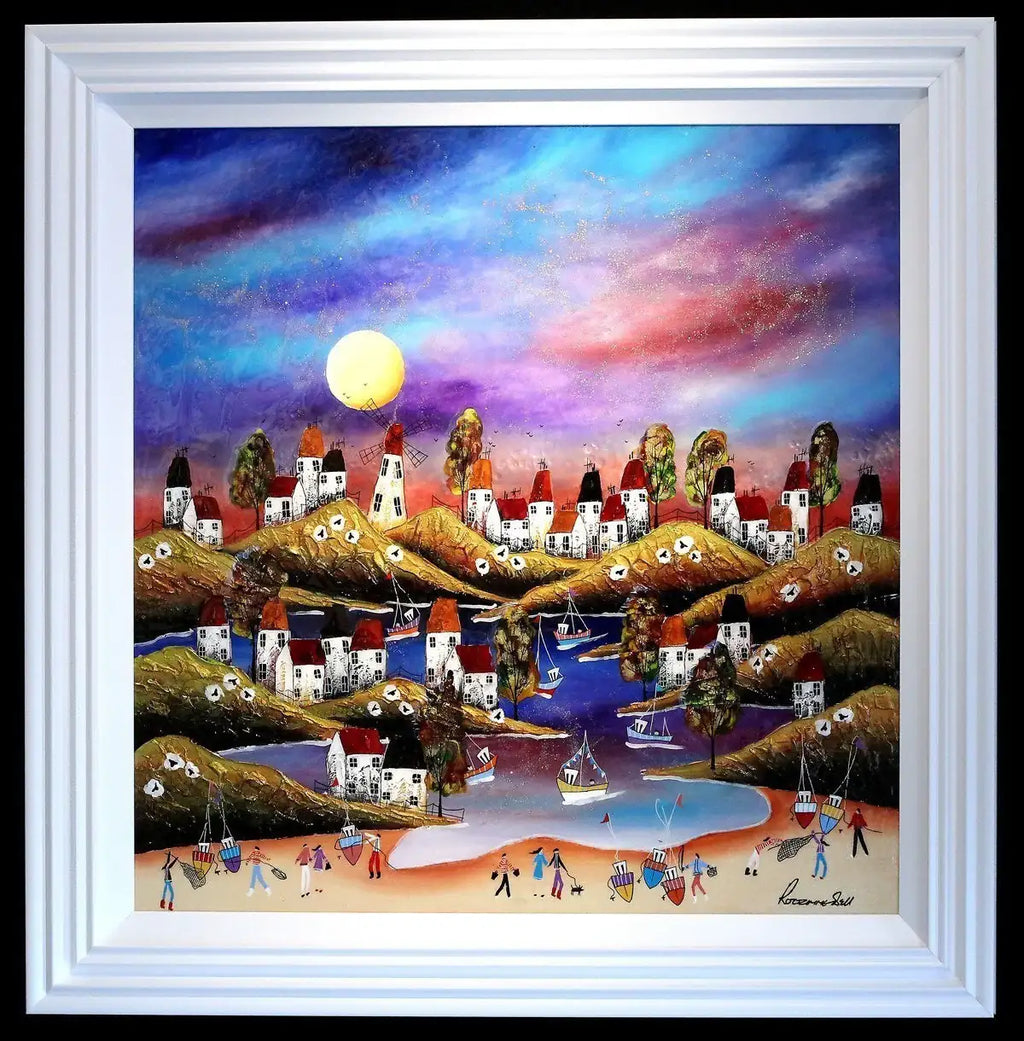 Afternoon Glow - SOLD by artist Rozanne Bell - Wyecliffe Galleries