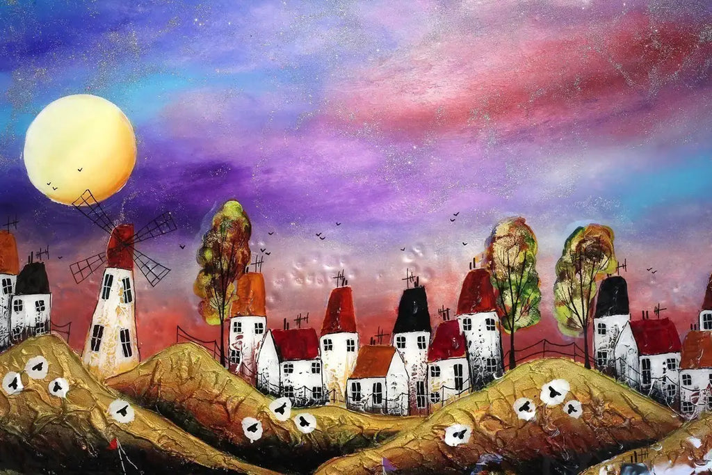 Afternoon Glow - SOLD by artist Rozanne Bell - Wyecliffe Galleries