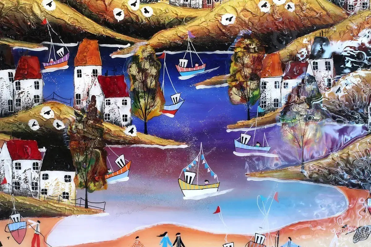 Afternoon Glow - SOLD by artist Rozanne Bell - Wyecliffe Galleries