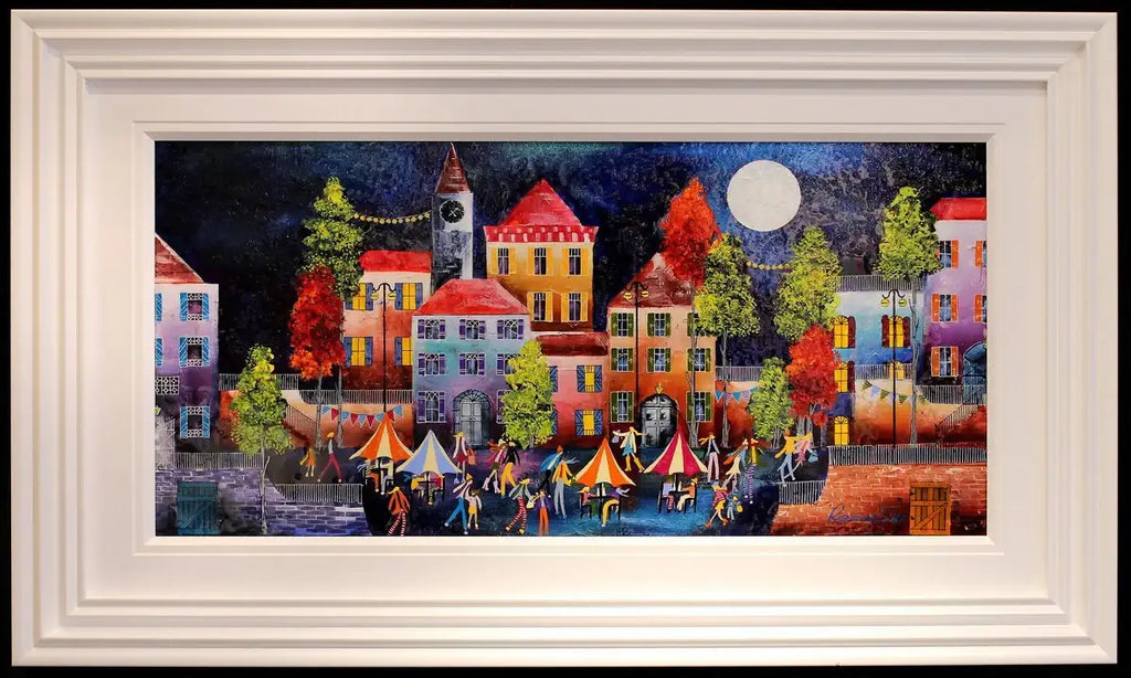 Al Fresco I - SOLD by artist Rozanne Bell - Wyecliffe Galleries