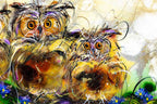 All Eyes on You - Original - SOLD by artist Rozanne Bell - Wyecliffe Galleries