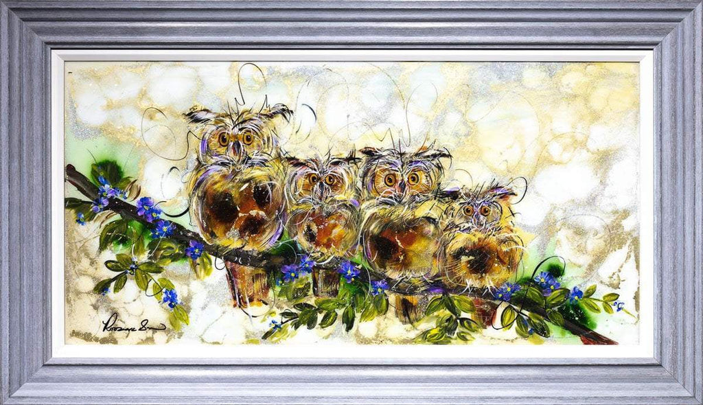 All Eyes on You - Original - SOLD by artist Rozanne Bell - Wyecliffe Galleries