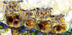 All Eyes on You - Original - SOLD by artist Rozanne Bell - Wyecliffe Galleries