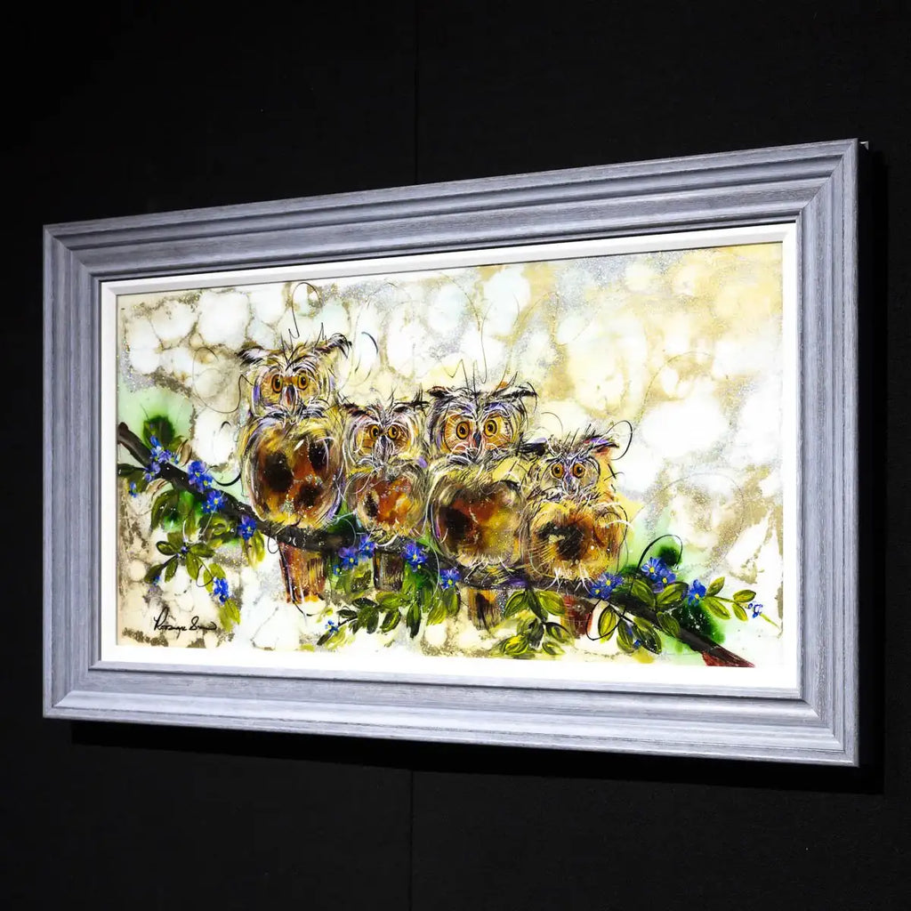 All Eyes on You - Original - SOLD by artist Rozanne Bell - Wyecliffe Galleries