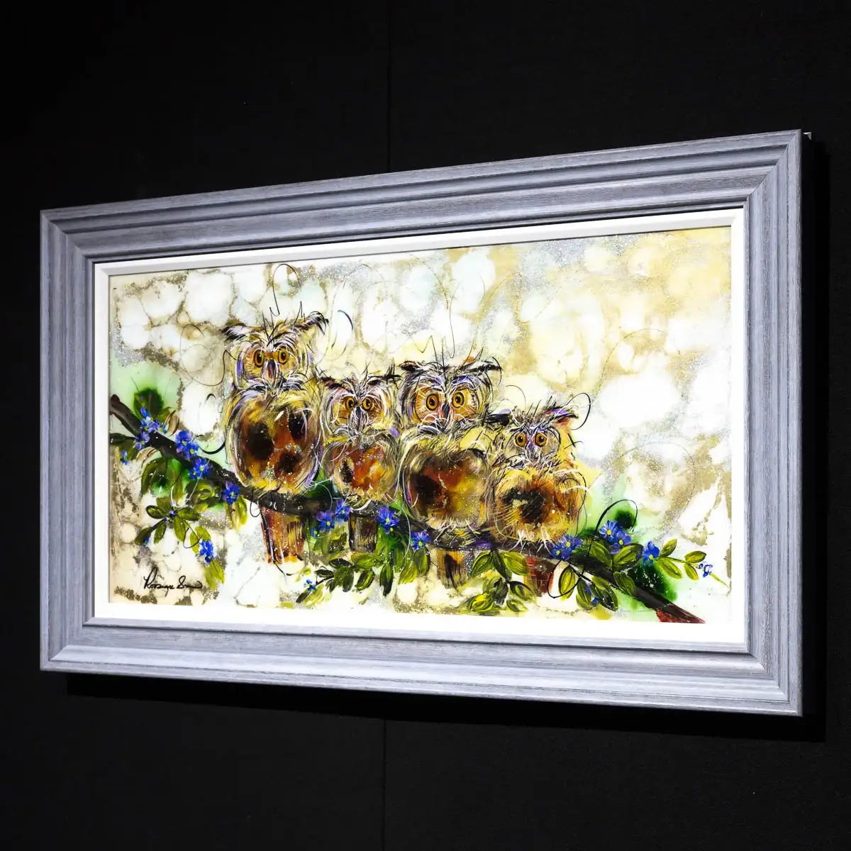 All Eyes on You - Original - SOLD by artist Rozanne Bell - Wyecliffe Galleries