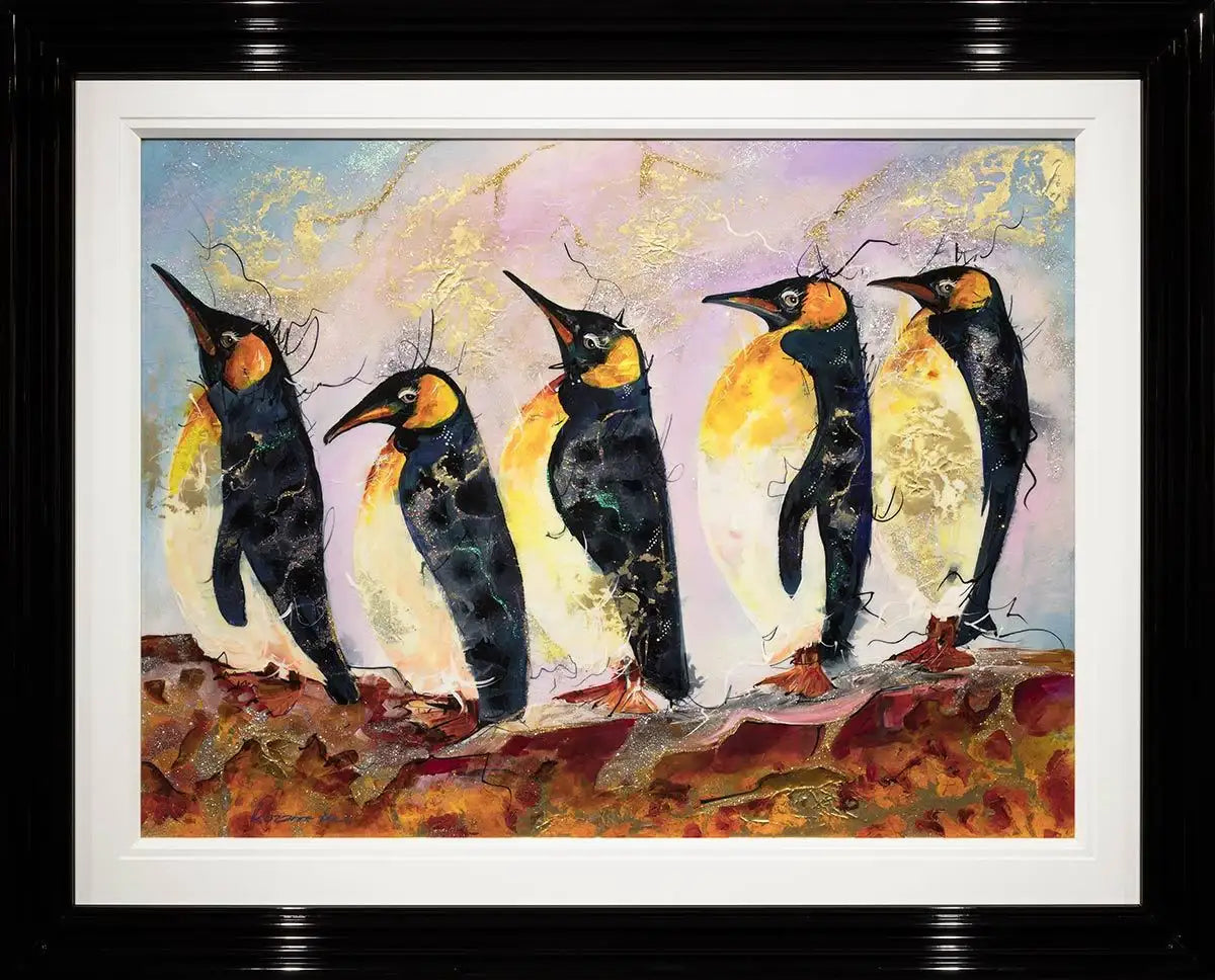 All Together Now - Original - SOLD by artist Rozanne Bell - Wyecliffe Galleries