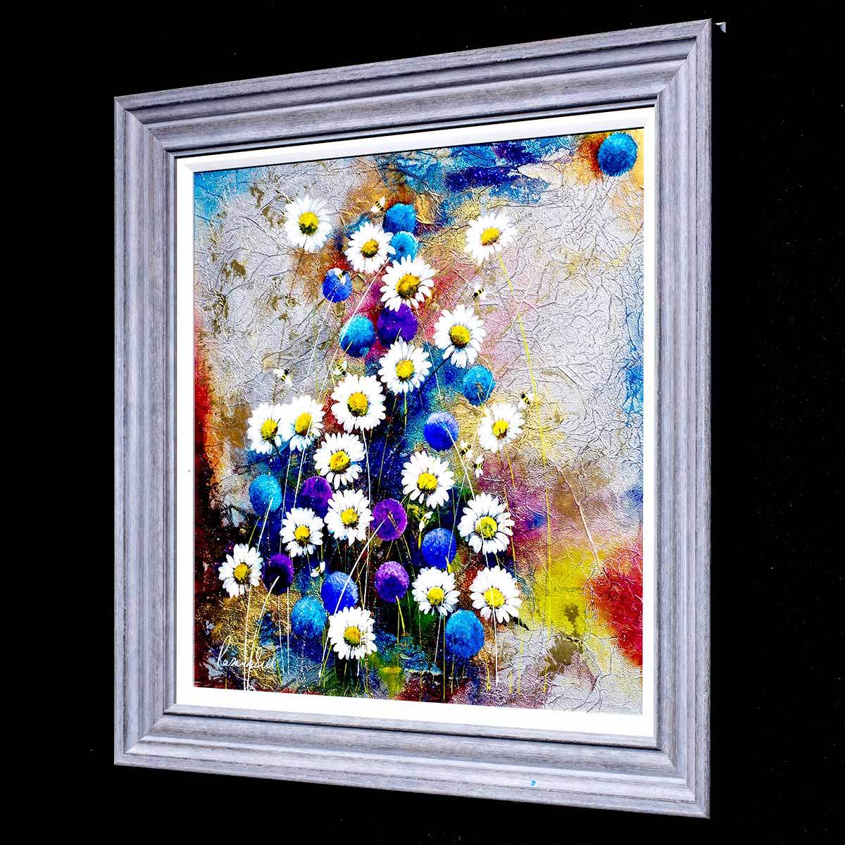 Alliums and Daisies - Original - SOLD by artist Rozanne Bell - Wyecliffe Galleries