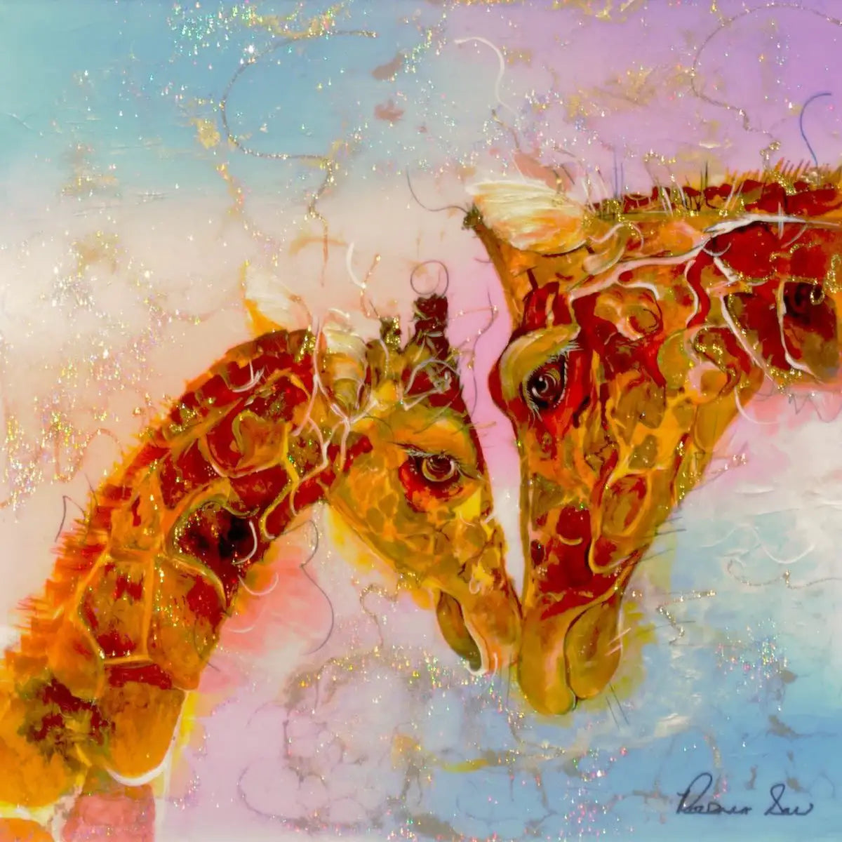 Almost As Tall As You - Original - SOLD by artist Rozanne Bell - Wyecliffe Galleries