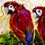 Always Listening - Original by artist Rozanne Bell - Wyecliffe Galleries