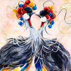 Always Together - Original - SOLD by artist Rozanne Bell - Wyecliffe Galleries