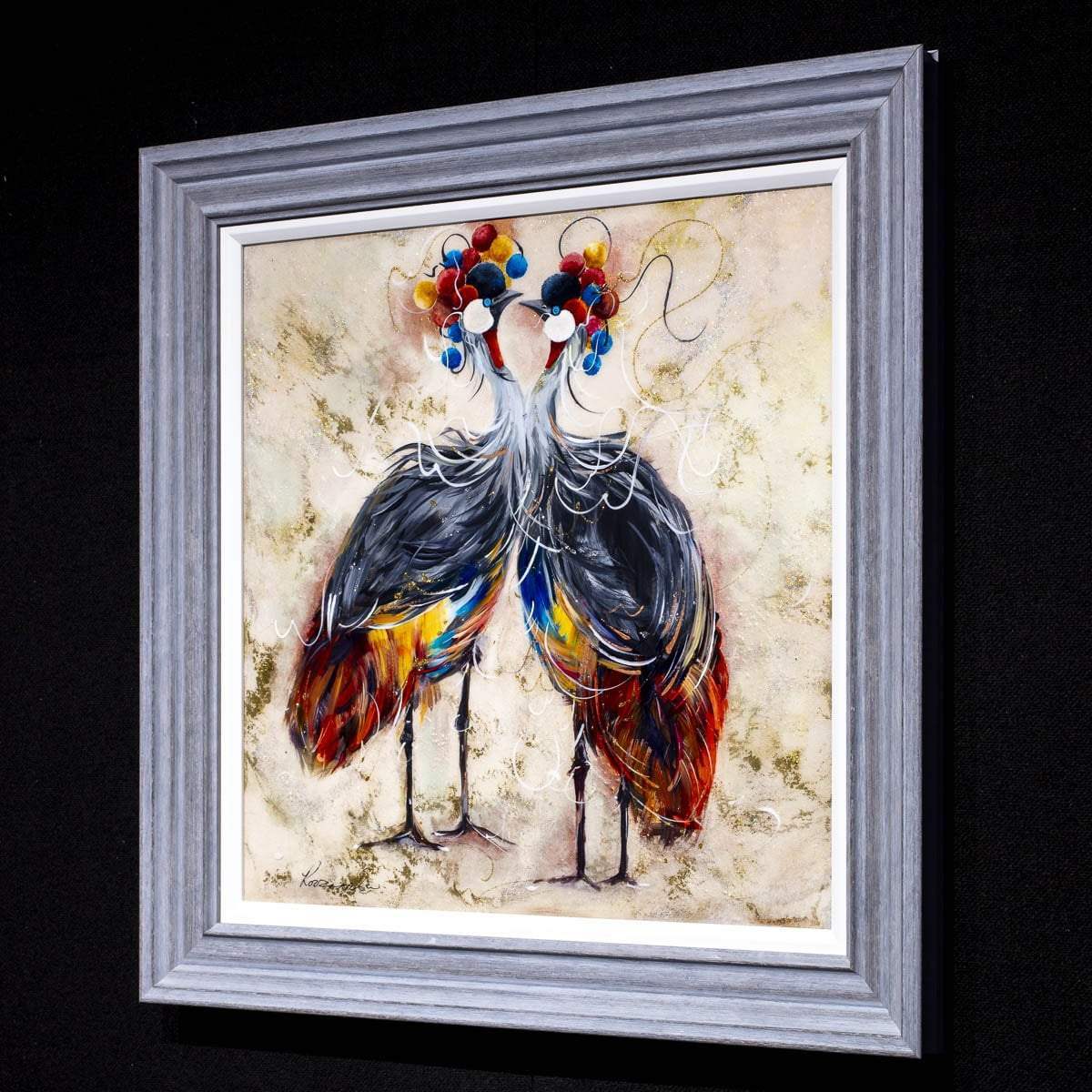 Always Together - Original - SOLD by artist Rozanne Bell - Wyecliffe Galleries