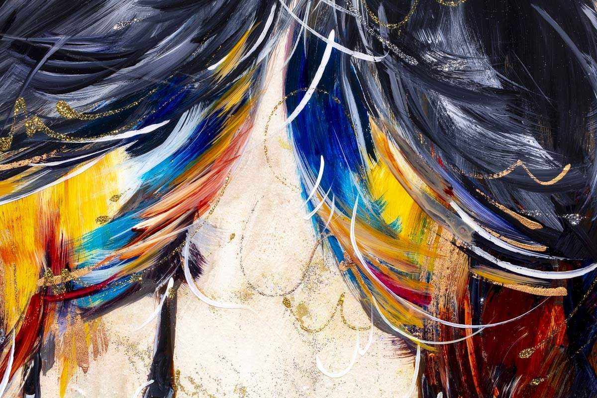 Always Together - Original - SOLD by artist Rozanne Bell - Wyecliffe Galleries