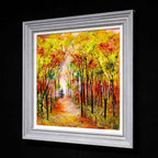 An Autumn Walk - Original - SOLD by artist Rozanne Bell - Wyecliffe Galleries