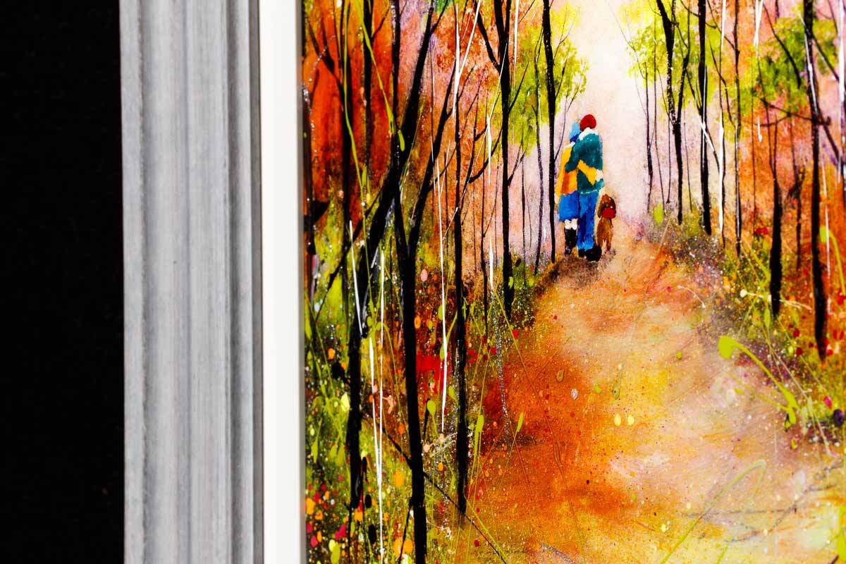 An Autumn Walk - Original - SOLD by artist Rozanne Bell - Wyecliffe Galleries
