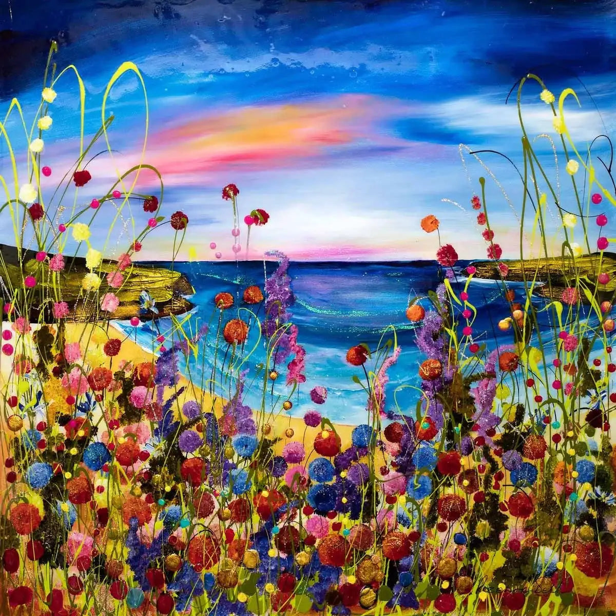 An Idyllic Day - Original - SOLD by artist Rozanne Bell - Wyecliffe Galleries