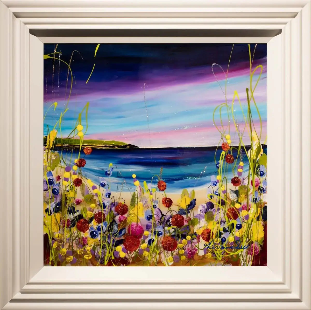 An Idyllic Evening - SOLD by artist Rozanne Bell - Wyecliffe Galleries
