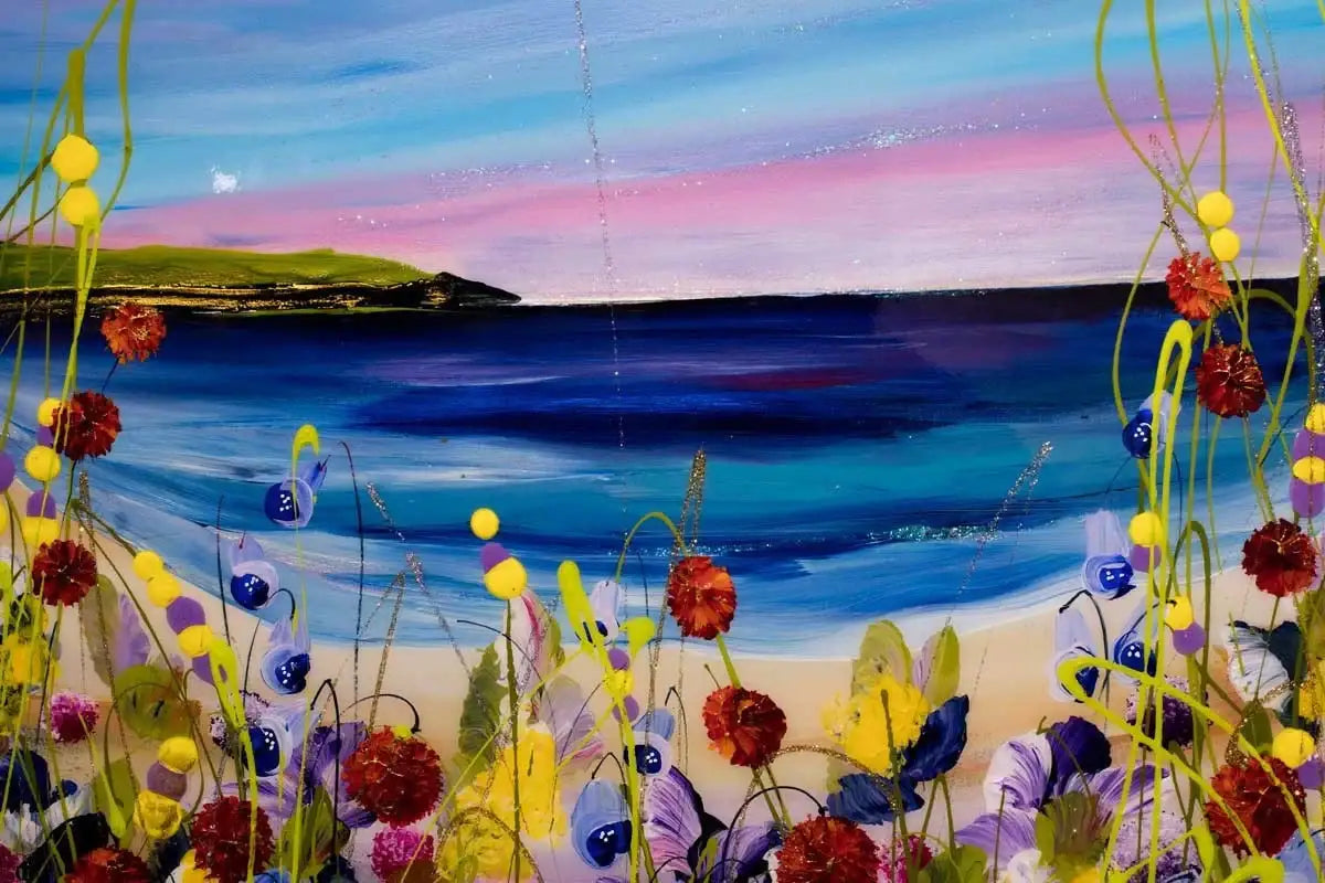 An Idyllic Evening - SOLD by artist Rozanne Bell - Wyecliffe Galleries