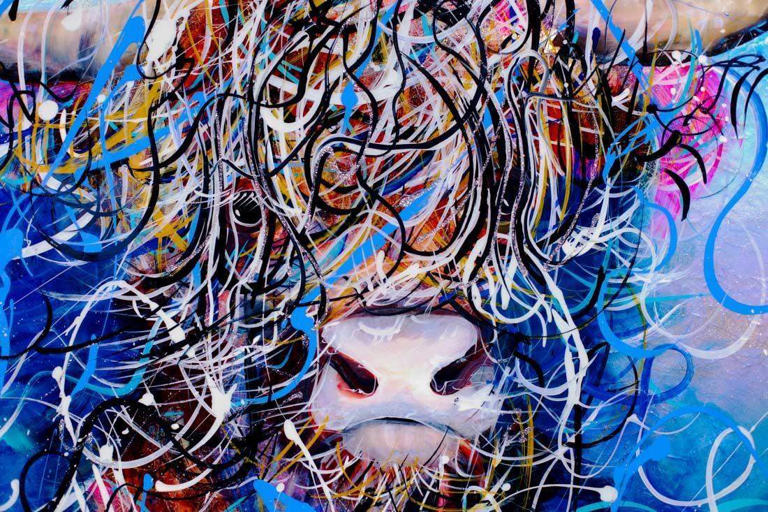 Angus - SOLD by artist Rozanne Bell - Wyecliffe Galleries