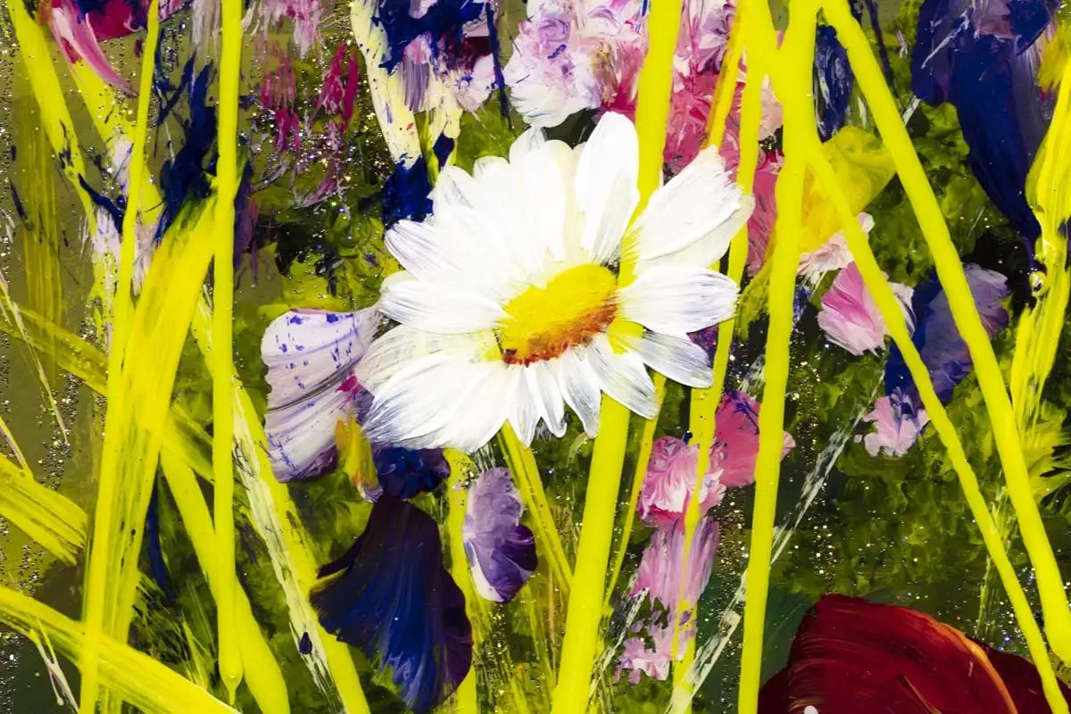 Array of Colours - Original - SOLD by artist Rozanne Bell - Wyecliffe Galleries