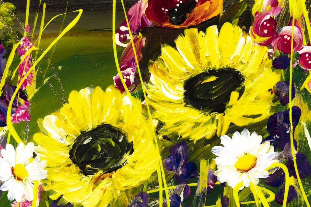 Array of Colours - Original - SOLD by artist Rozanne Bell - Wyecliffe Galleries