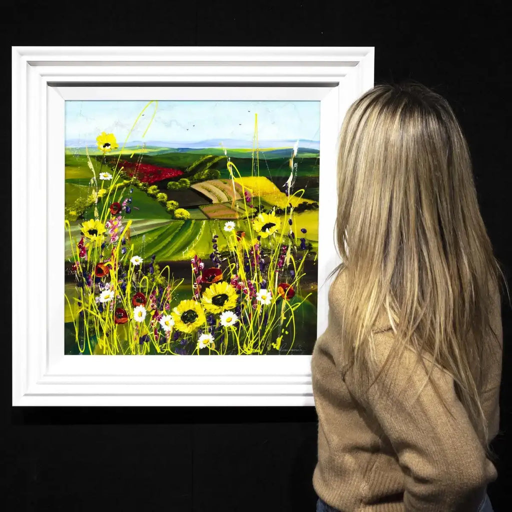 Array of Colours - Original - SOLD by artist Rozanne Bell - Wyecliffe Galleries