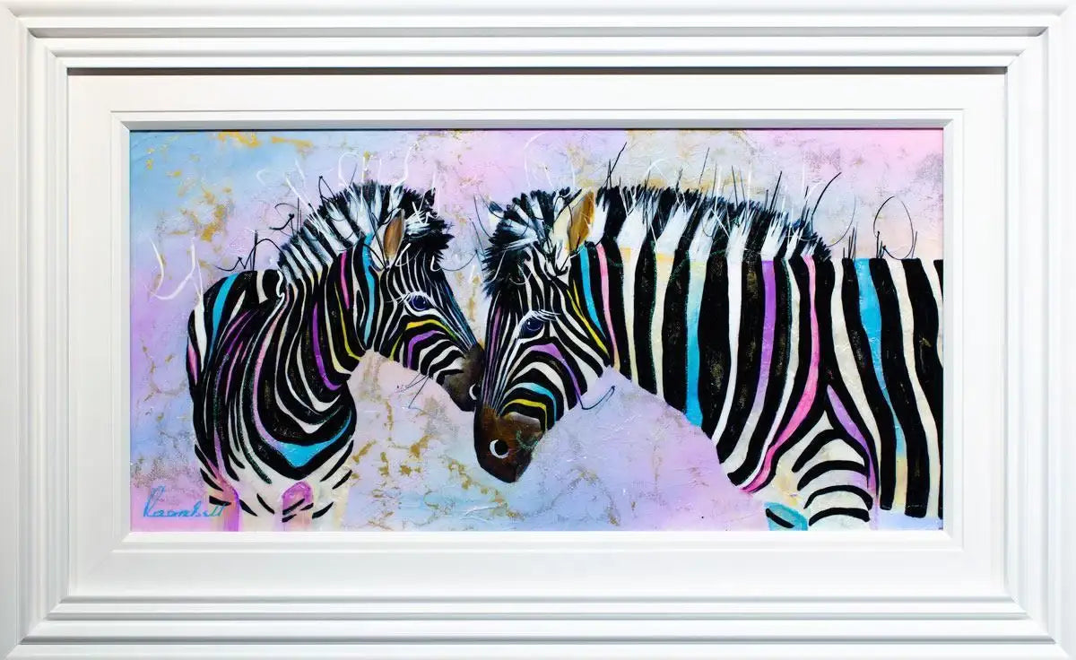 As Clear As Black And White - Original - SOLD by artist Rozanne Bell - Wyecliffe Galleries