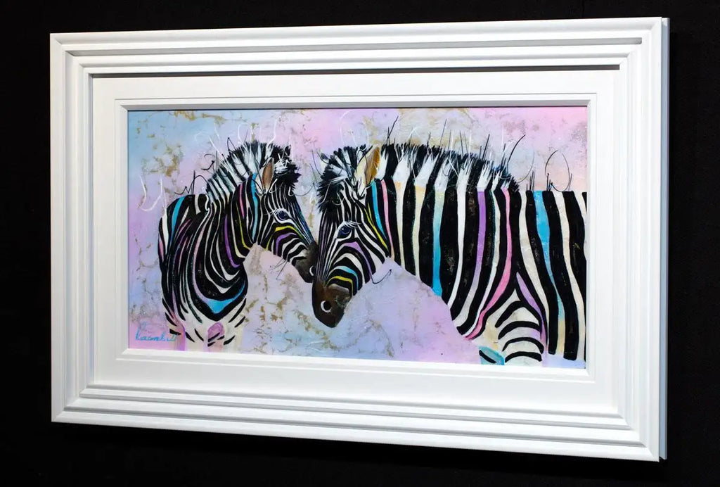 As Clear As Black And White - Original - SOLD by artist Rozanne Bell - Wyecliffe Galleries