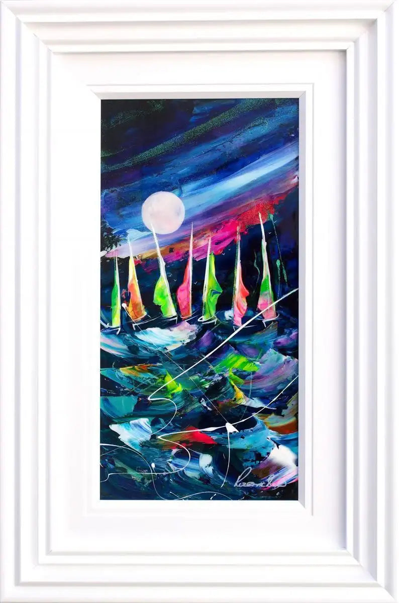 At The Finish Line - Original - SOLD by artist Rozanne Bell - Wyecliffe Galleries