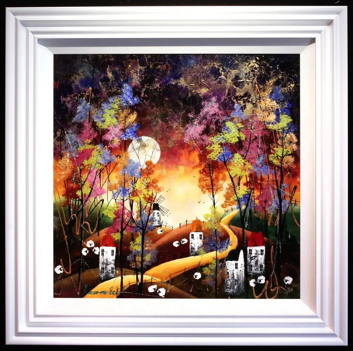 Autumn Colours II - Original -SOLD by artist Rozanne Bell - Wyecliffe Galleries