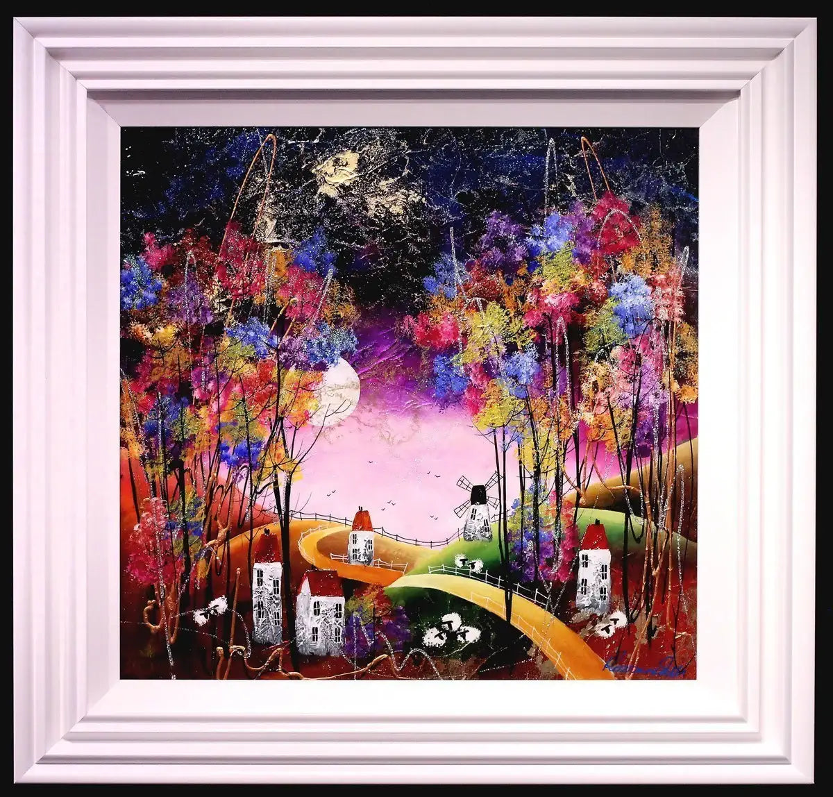 Autumn Evening - Original - SOLD by artist Rozanne Bell - Wyecliffe Galleries