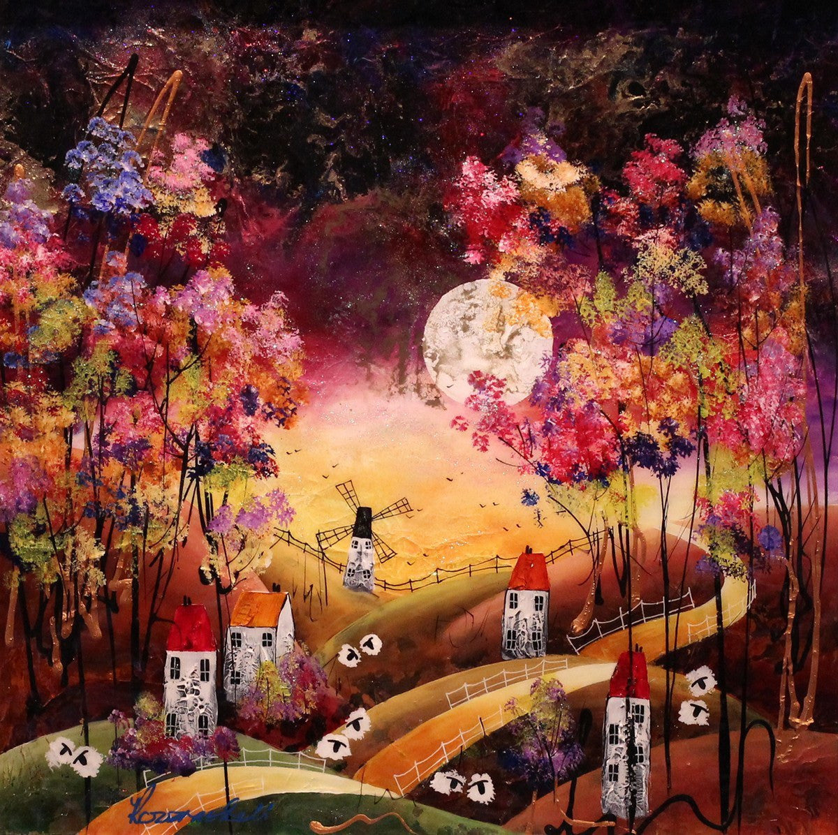 Autumn Moon - SOLD Rozanne Bell