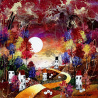 Autumn Pathway I - Original - SOLD by artist Rozanne Bell - Wyecliffe Galleries