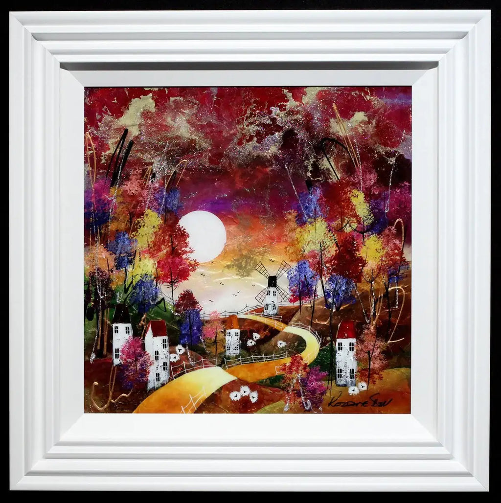 Autumn Pathway I - Original - SOLD by artist Rozanne Bell - Wyecliffe Galleries