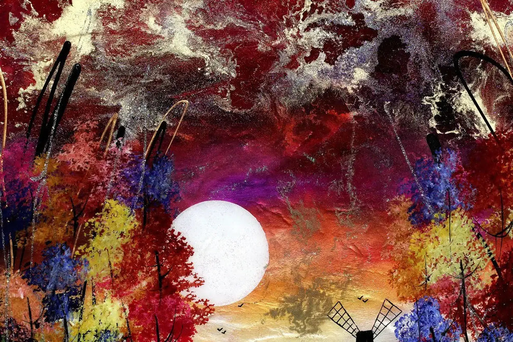 Autumn Pathway I - Original - SOLD by artist Rozanne Bell - Wyecliffe Galleries