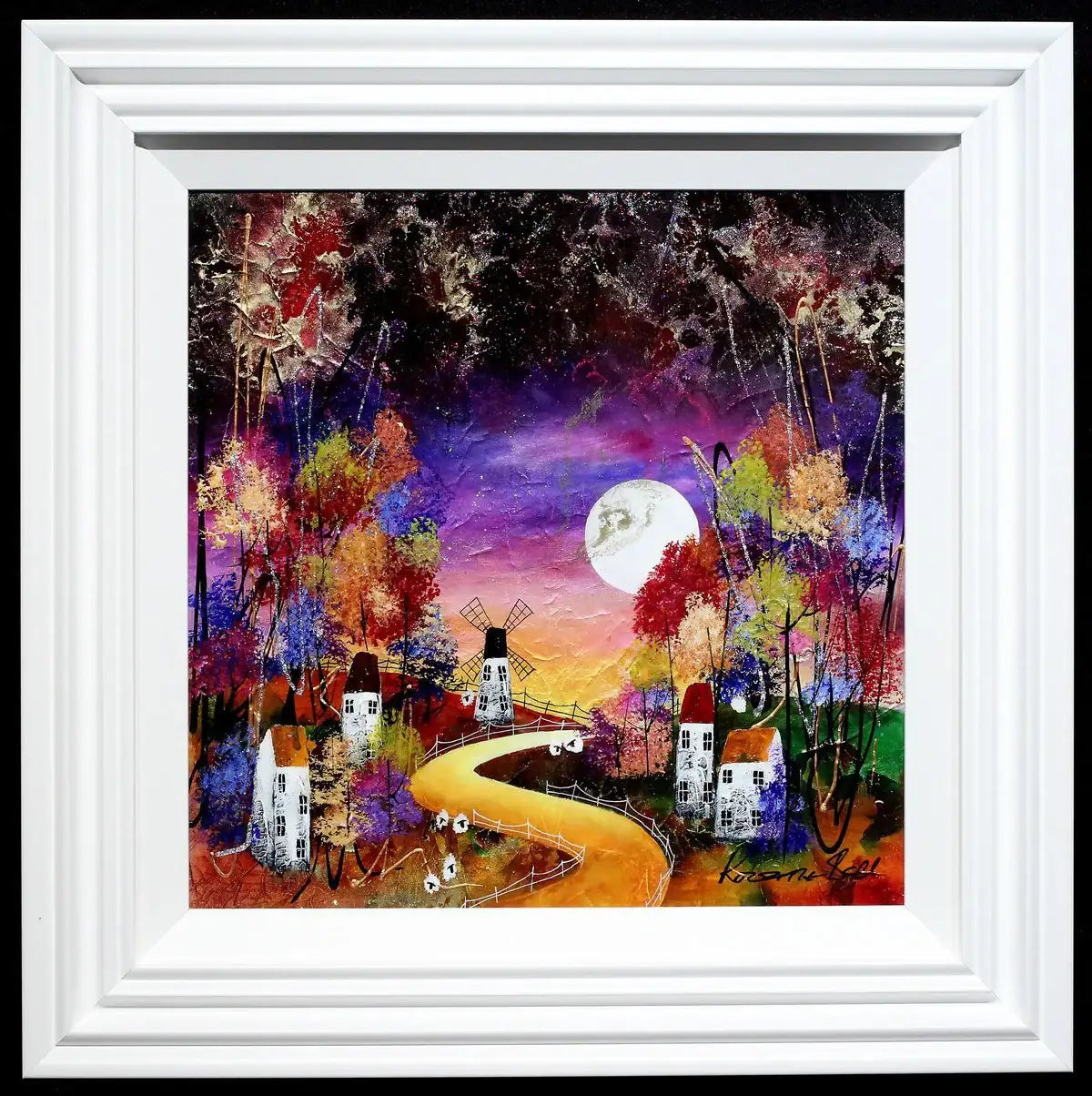 Autumn Pathway II - SOLD by artist Rozanne Bell - Wyecliffe Galleries