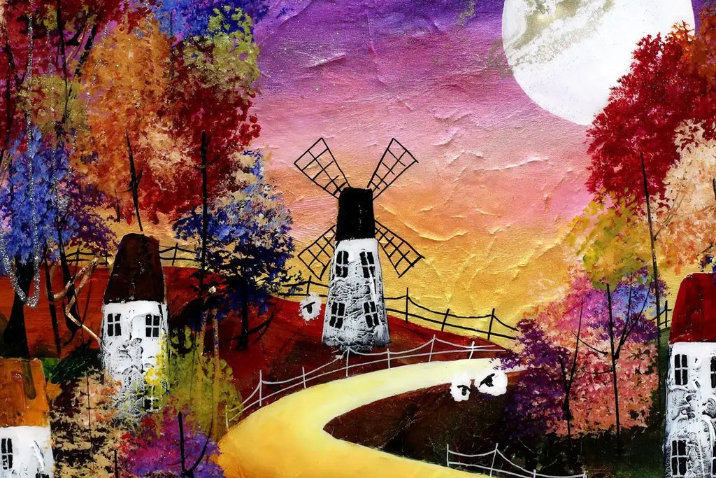 Autumn Pathway II - SOLD by artist Rozanne Bell - Wyecliffe Galleries