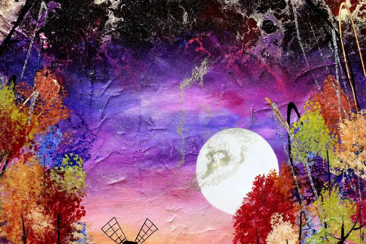 Autumn Pathway II - SOLD by artist Rozanne Bell - Wyecliffe Galleries