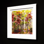 Autumn Stroll - Original - SOLD by artist Rozanne Bell - Wyecliffe Galleries