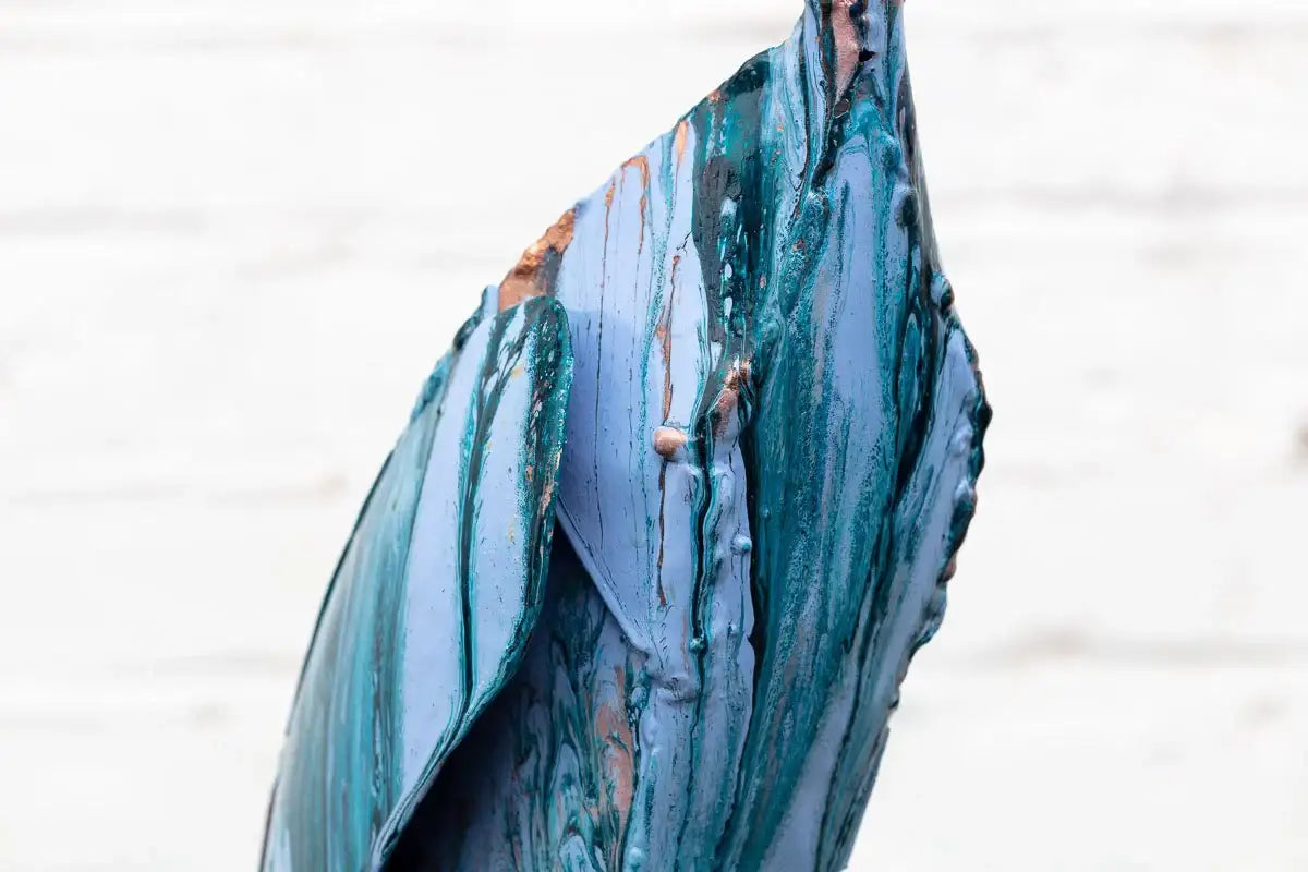 Axel - Original Sculpture -SOLD by artist Rozanne Bell - Wyecliffe Galleries