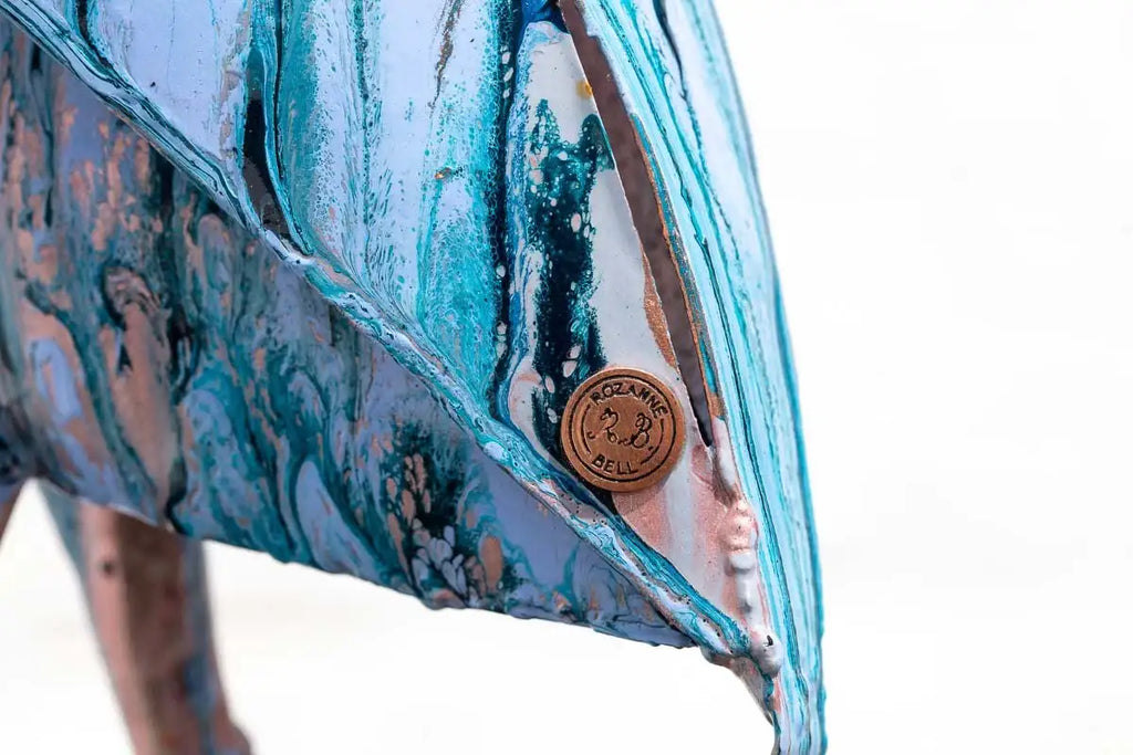 Axel - Original Sculpture -SOLD by artist Rozanne Bell - Wyecliffe Galleries