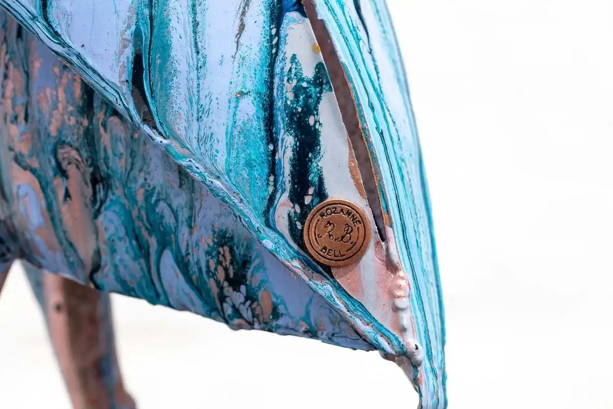 Axel - Original Sculpture -SOLD by artist Rozanne Bell - Wyecliffe Galleries