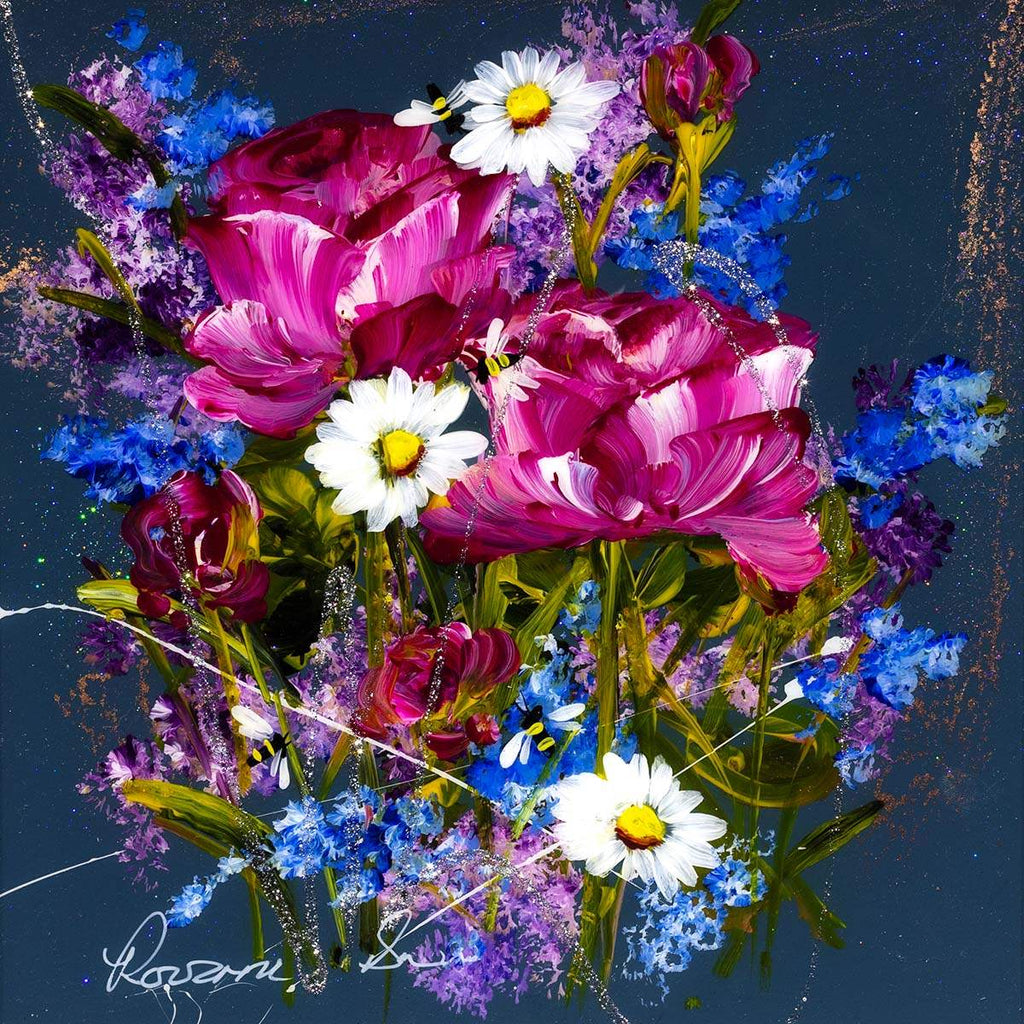 Basking At Night - Original - SOLD by artist Rozanne Bell - Wyecliffe Galleries